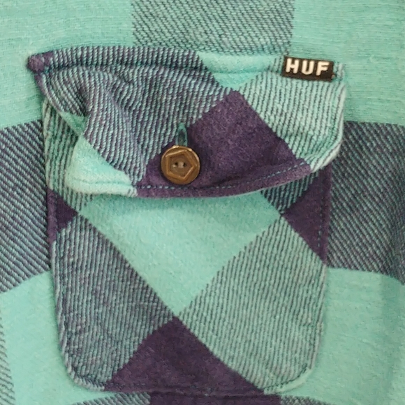 Huf plaid shirt - Picture 3 of 4
